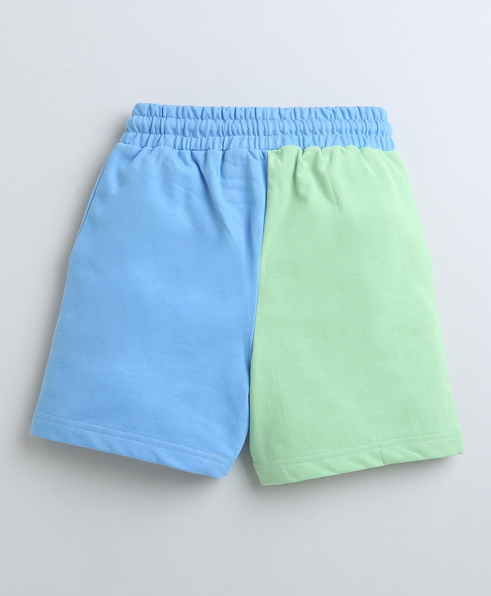 BUMZEE Blue & Green Boys Shorts