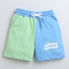 BUMZEE Blue & Green Boys Shorts