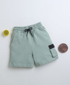 Bumzee Olive Shorts, 100% Cotton