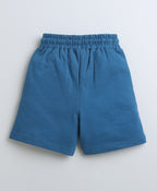 Bumzee Teal Blue Shorts, 100% Cotton (Style Peb9397)