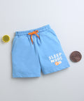 Bumzee Blue Shorts, 100% Cotton
