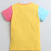 BUMZEE Yellow Girls Half Sleeves T-Shirt
