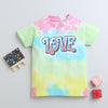 BUMZEE Multi Girls Half Sleeves T-Shirt