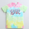 BUMZEE Multi Girls Half Sleeves T-Shirt