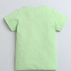 BUMZEE Green Girls Half Sleeves T-Shirt