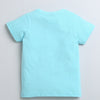 BUMZEE Blue Girls Half Sleeves T-Shirt