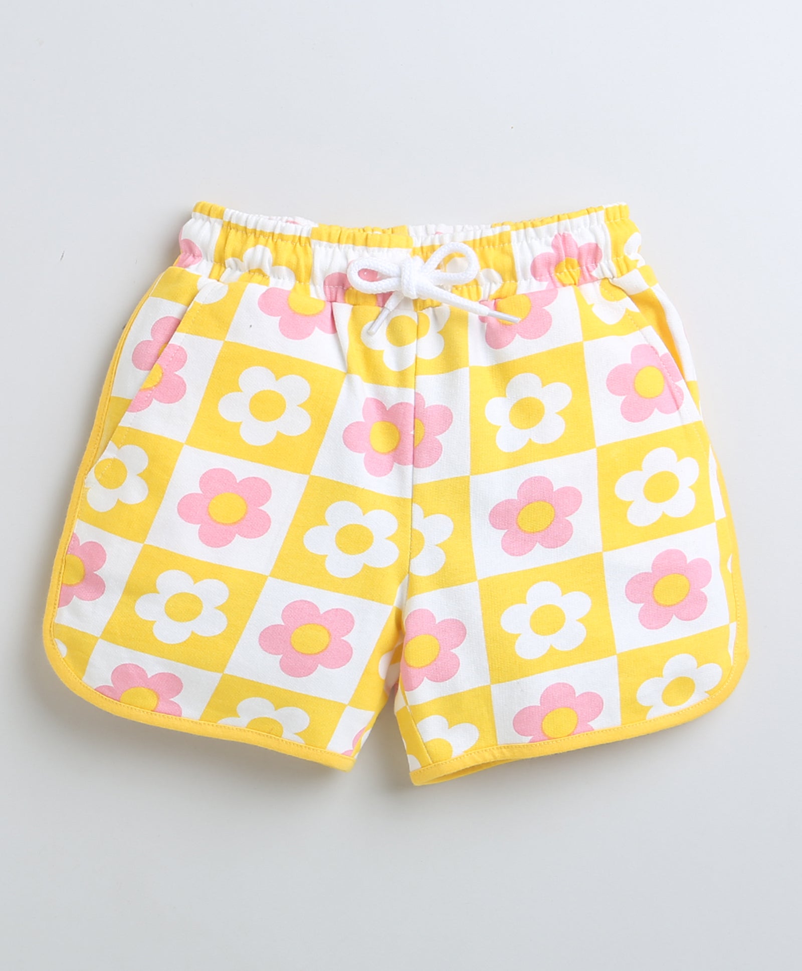 BUMZEE Yellow Girls Shorts