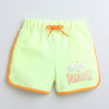 BUMZEE Neon Green Girls Shorts