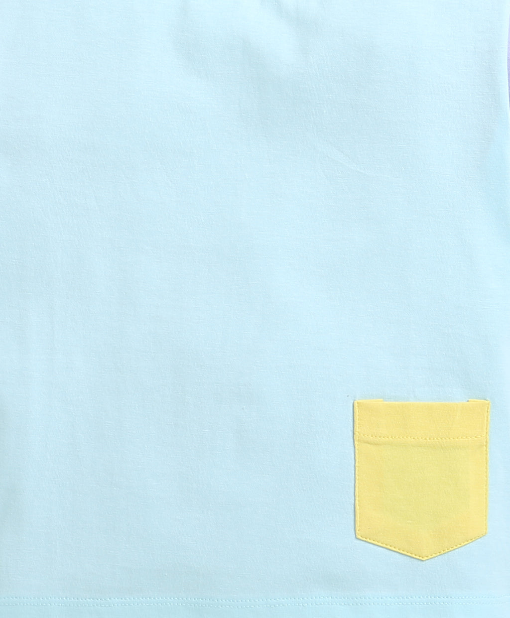 Bumzee Sky Blue T-Shirt, Half Sleeves, 100% Cotton