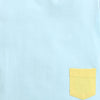 BUMZEE Sky Blue Girls Half Sleeves Oversized T-Shirt