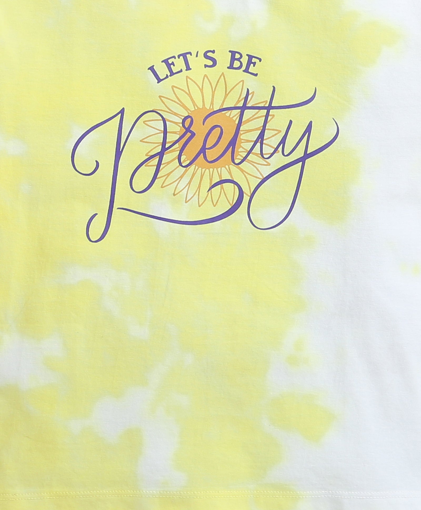 BUMZEE Yellow Girls Half Sleeves Oversized T-Shirt