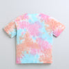 BUMZEE Multi Girls Half Sleeves Oversized T-Shirt