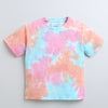 BUMZEE Multi Girls Half Sleeves Oversized T-Shirt