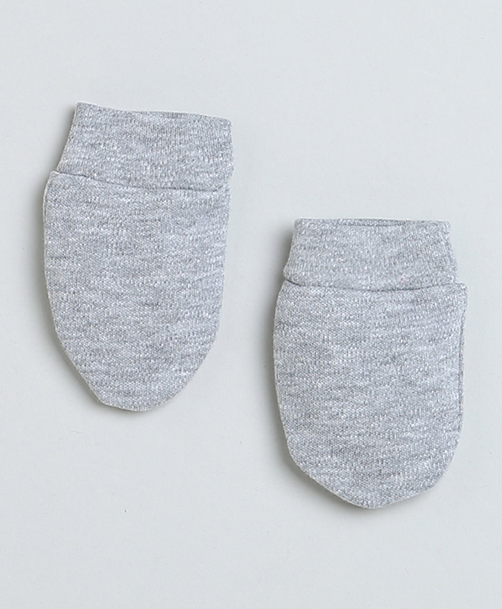 Boys 100% Cotton NA Cap Mitten Bootie - Grey