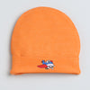 Girls 100% Cotton NA Cap Mitten Bootie - Orange