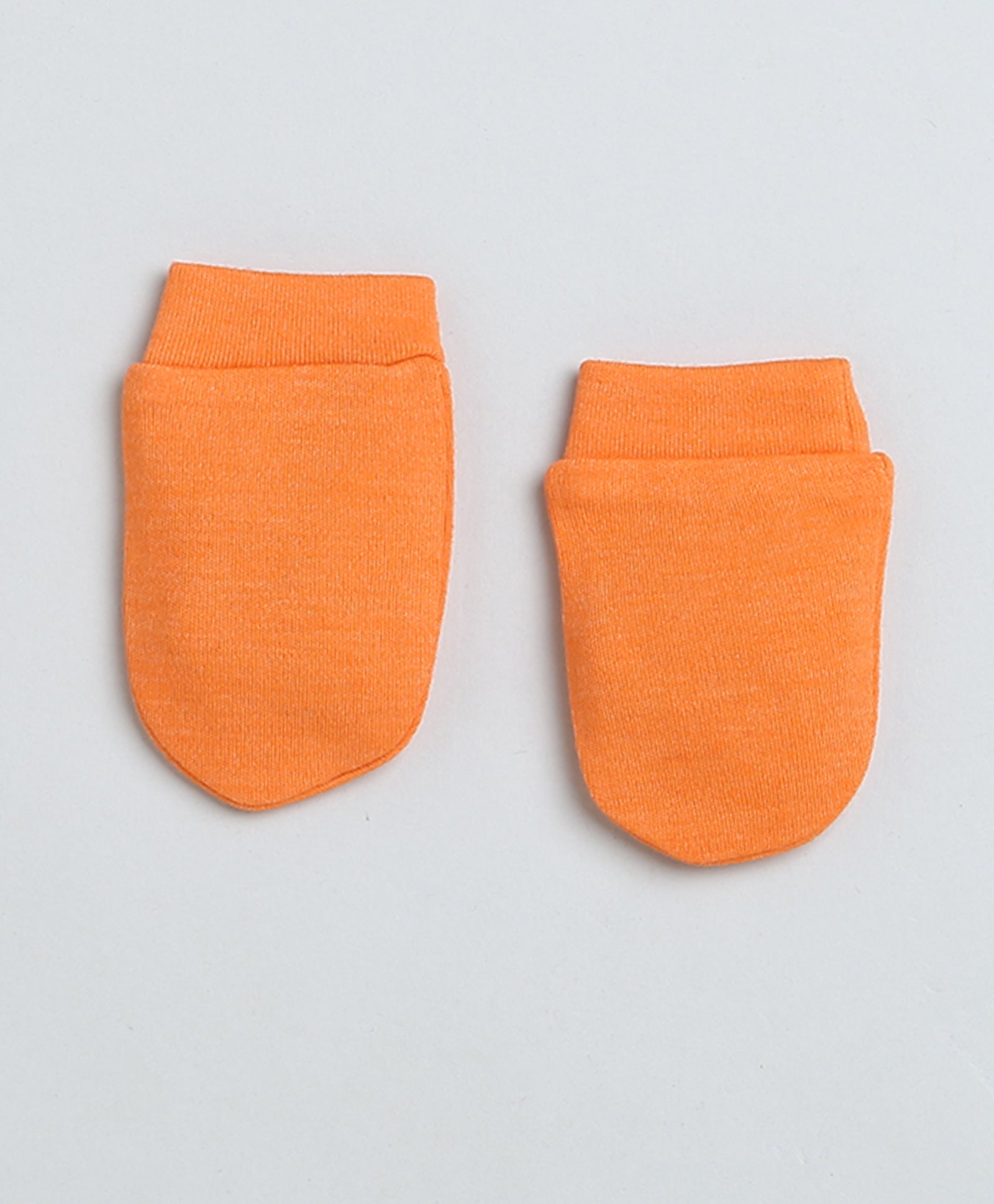 Girls 100% Cotton NA Cap Mitten Bootie - Orange
