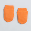 Girls 100% Cotton NA Cap Mitten Bootie - Orange