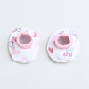 Boys 100% Cotton NA Cap Mitten Bootie - White & Pink