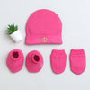 Girls 100% Cotton NA Cap Mitten Bootie - Pink