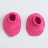 Girls 100% Cotton NA Cap Mitten Bootie - Pink