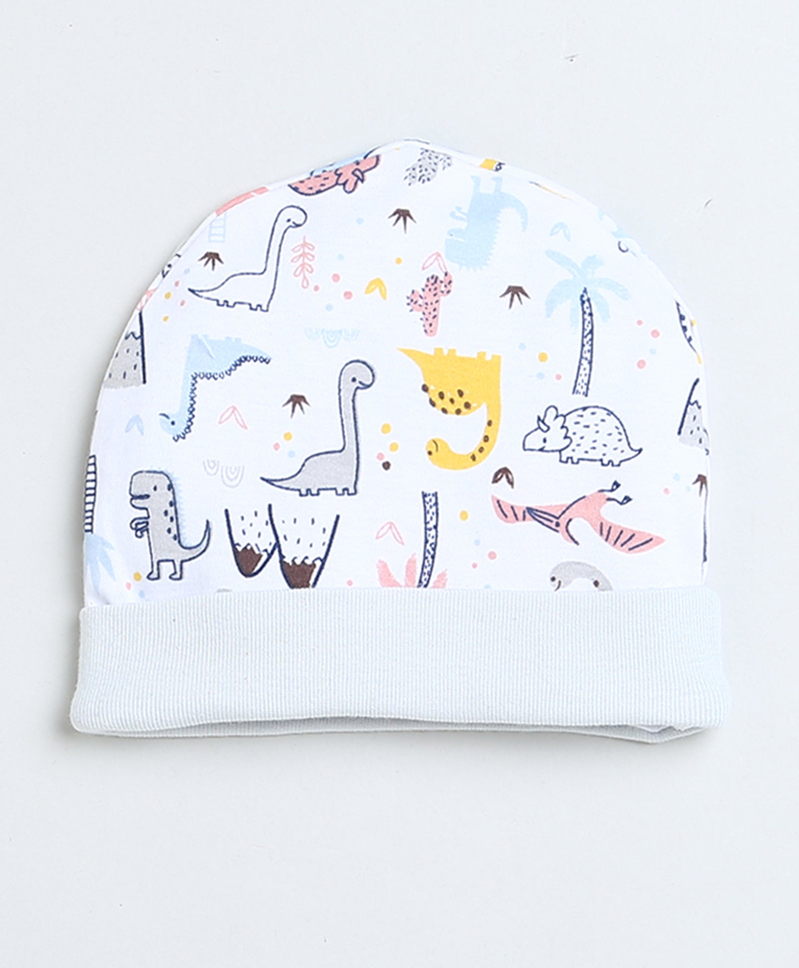 Girls 100% Cotton NA Cap Mitten Bootie - White & Grey