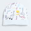 Girls 100% Cotton NA Cap Mitten Bootie - White & Grey