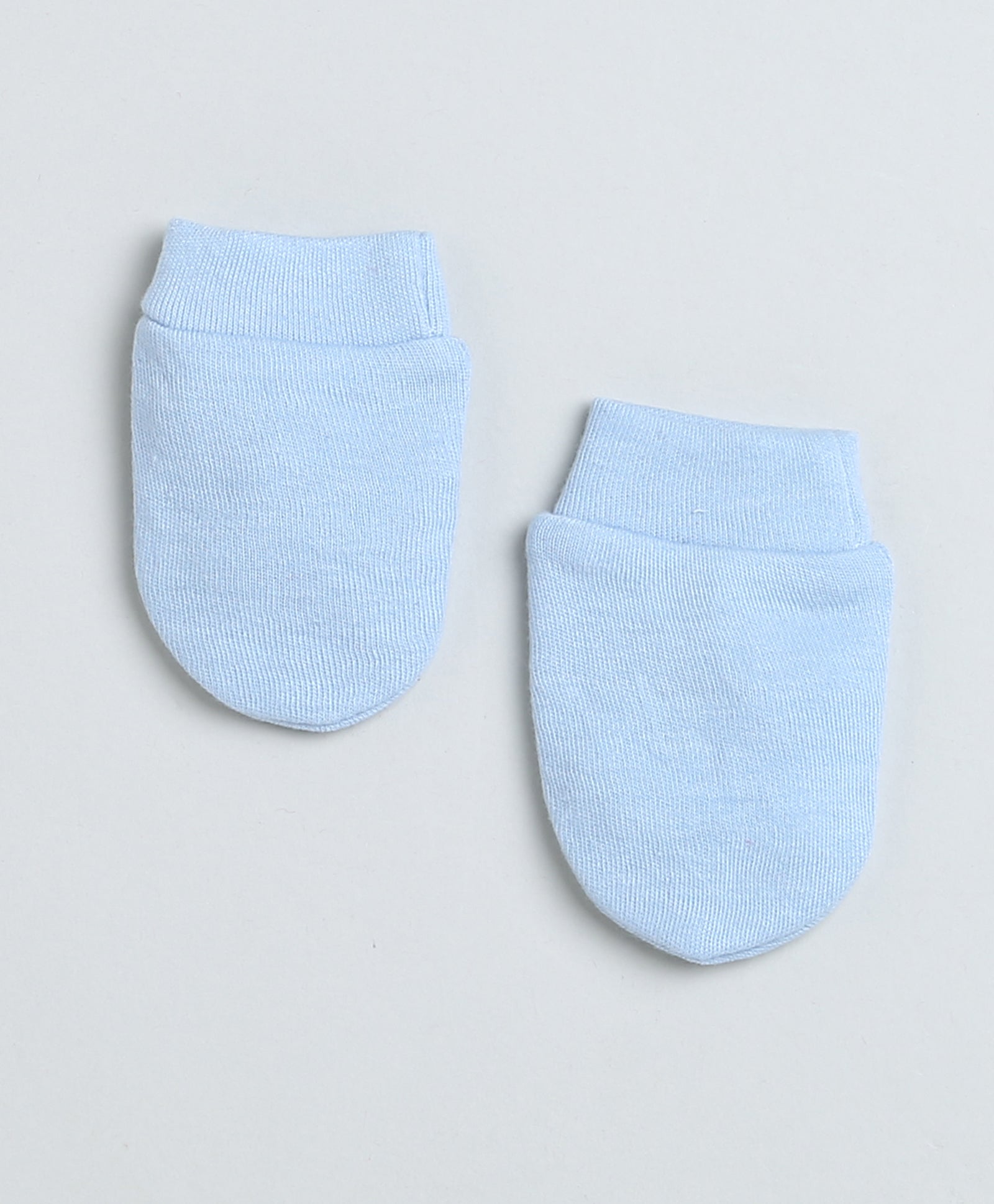 Boys 100% Cotton NA Cap Mitten Bootie - Sky Blue