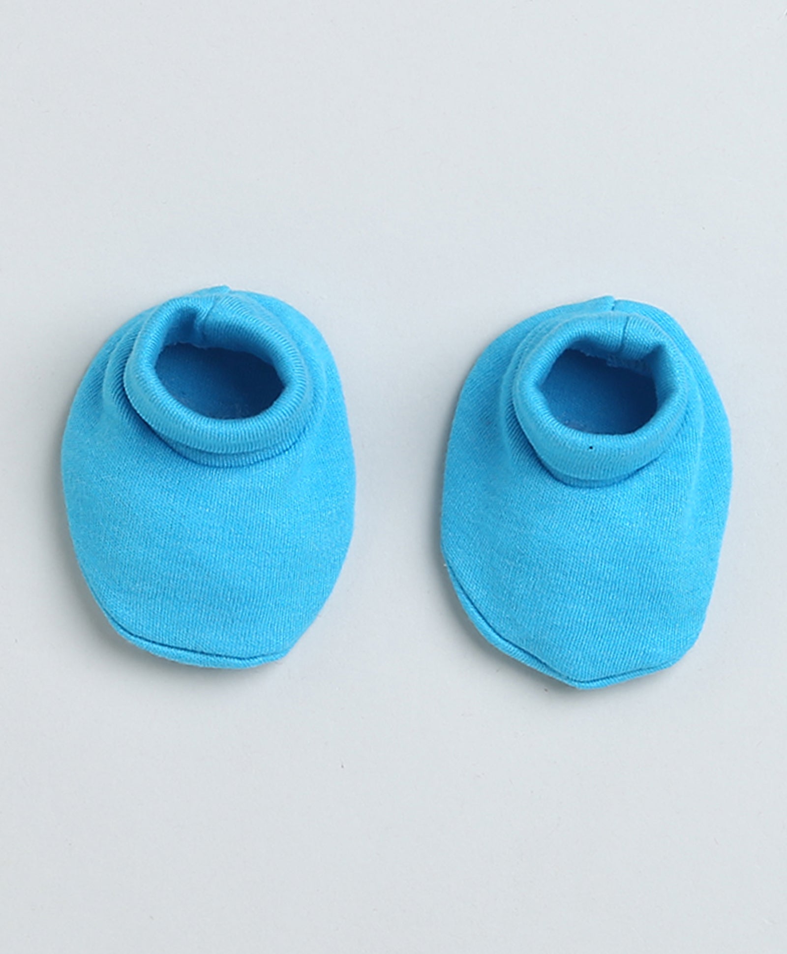 Boys 100% Cotton NA Cap Mitten Bootie - Blue