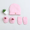 Boys 100% Cotton NA Cap Mitten Bootie - Pink