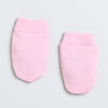 Boys 100% Cotton NA Cap Mitten Bootie - Pink