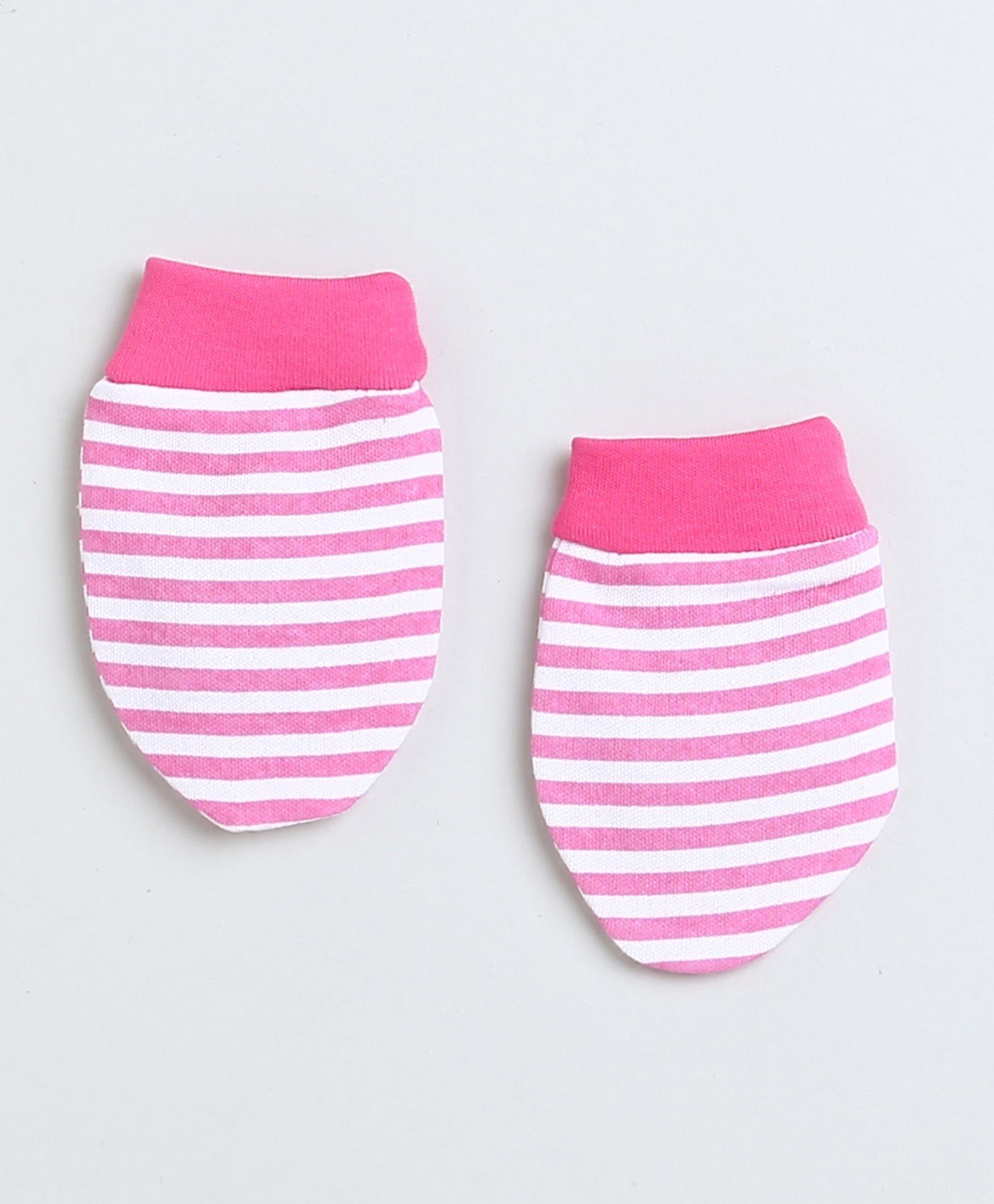 Girls 100% Cotton NA Cap Mitten Bootie - Pink