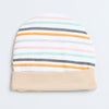Boys 100% Cotton NA Cap Mitten Bootie - White & Beige