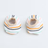 Boys 100% Cotton NA Cap Mitten Bootie - White & Beige