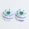 Boys 100% Cotton NA Cap Mitten Bootie - Cream & Mint