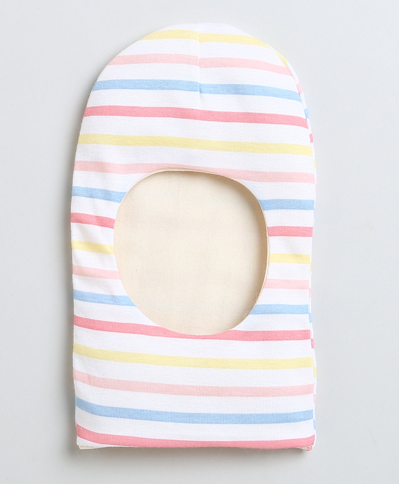 Boys 100% Cotton NA Monkey Cap - Cream