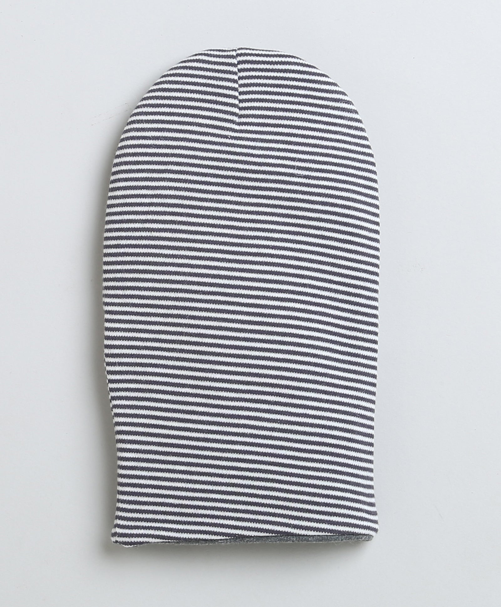 Boys 100% Cotton NA Monkey Cap - White & Grey