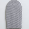 Boys 100% Cotton NA Monkey Cap - White & Grey
