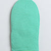 Girls 100% Cotton NA Monkey Cap - Green & White