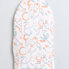 Boys 100% Cotton NA Monkey Cap - White & Orange