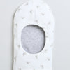 Boys 100% Cotton NA Monkey Cap - Grey & White