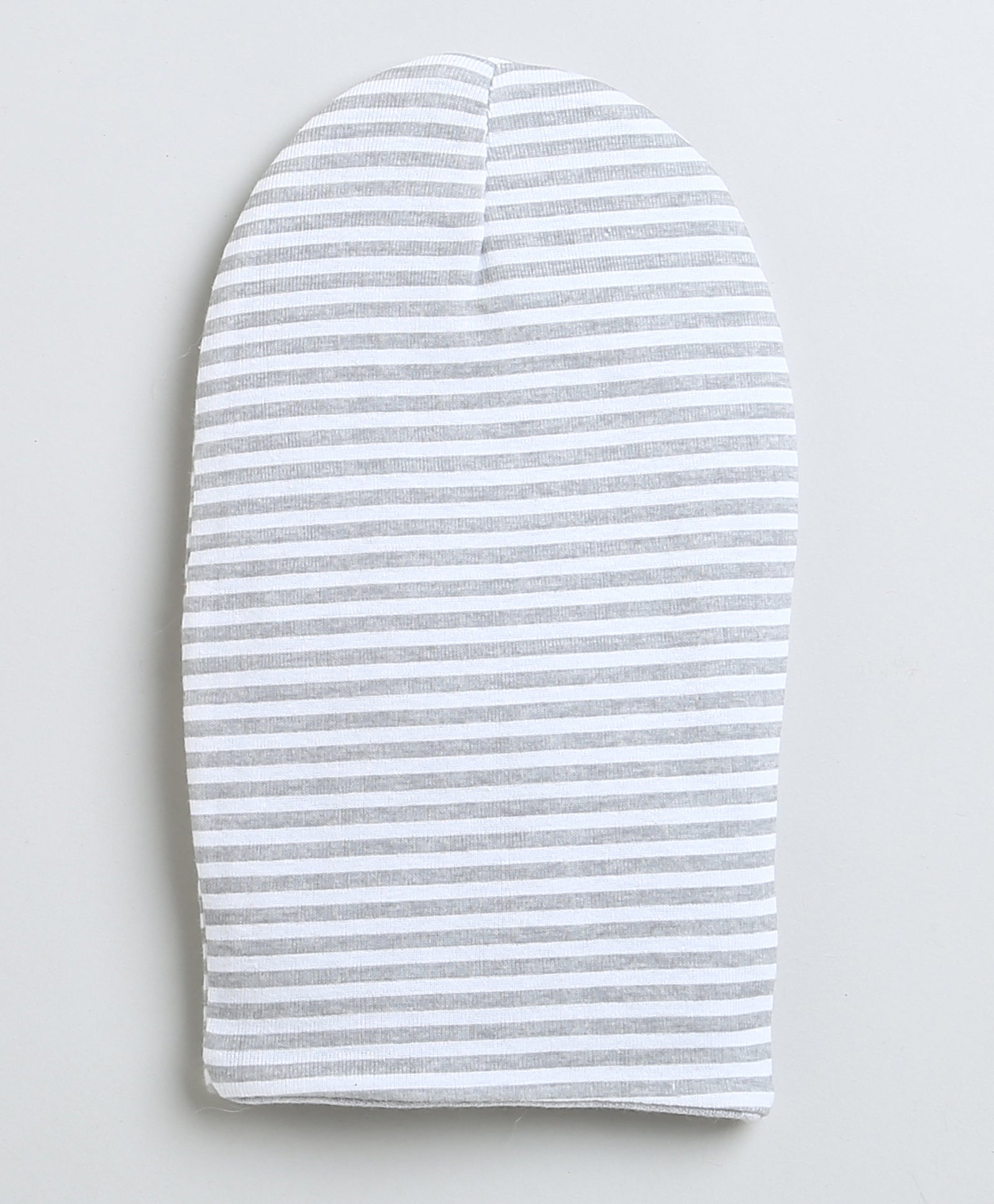 Boys 100% Cotton NA Monkey Cap - Grey & White