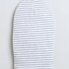 Boys 100% Cotton NA Monkey Cap - Grey & White
