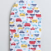 Boys 100% Cotton NA Monkey Cap - Red & White