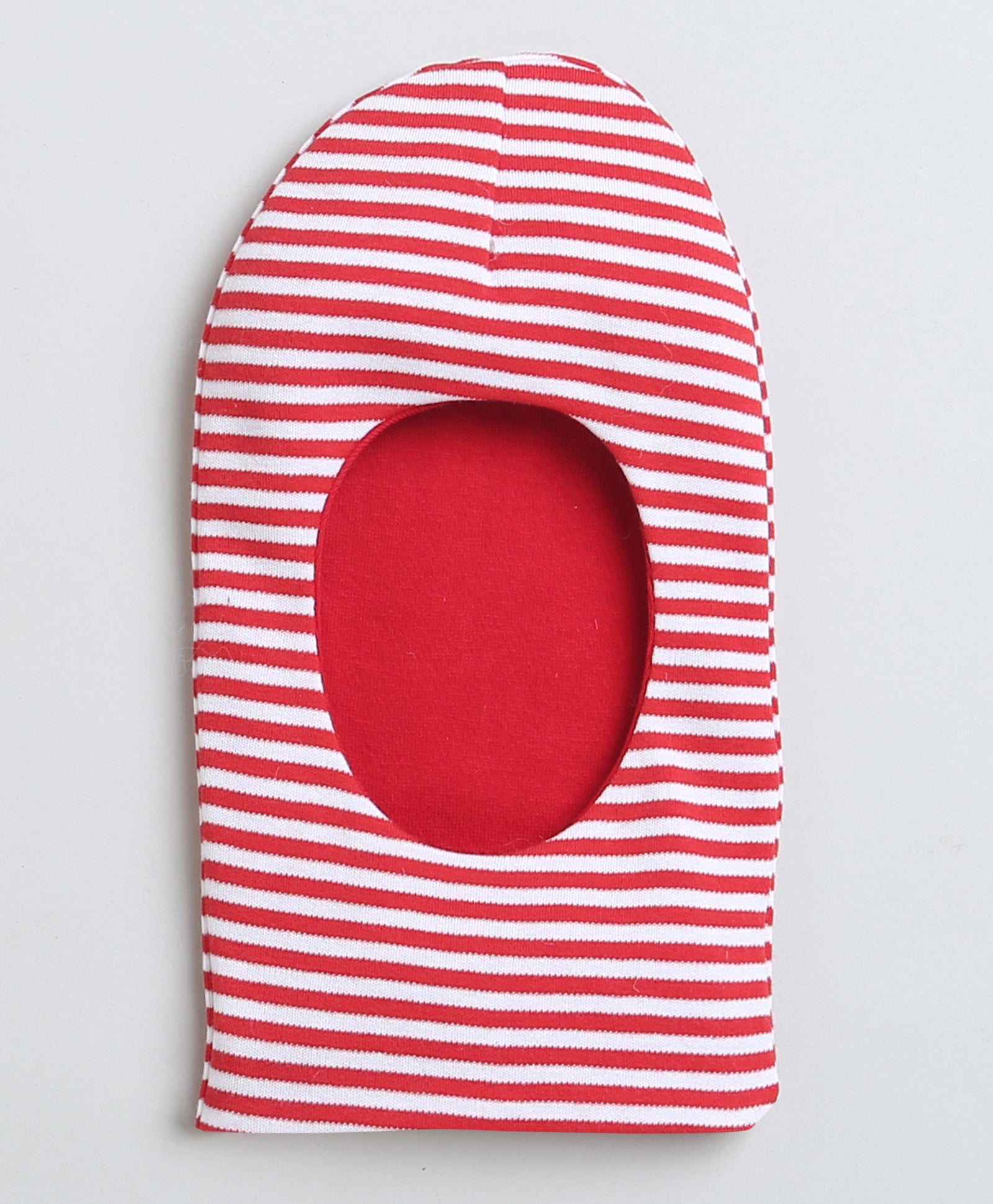 Boys 100% Cotton NA Monkey Cap - Red & White