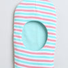Girls 100% Cotton NA Monkey Cap - White & Mint