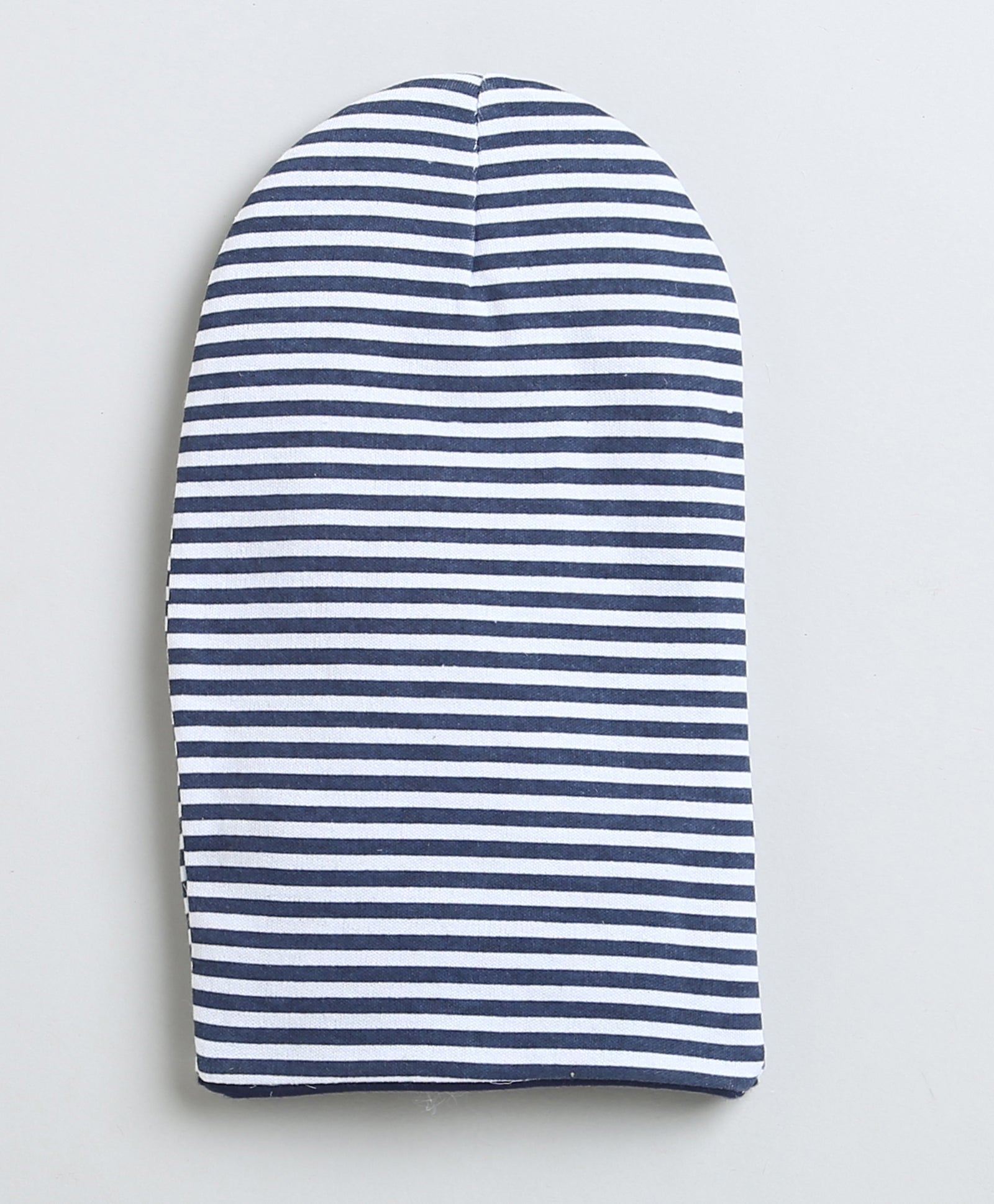 Boys 100% Cotton NA Monkey Cap - Navy & White