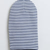 Boys 100% Cotton NA Monkey Cap - Navy & White