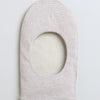 Girls 100% Cotton NA Monkey Cap - Beige & White