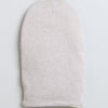 Girls 100% Cotton NA Monkey Cap - Beige & White