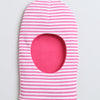 Girls 100% Cotton NA Monkey Cap - Pink & White